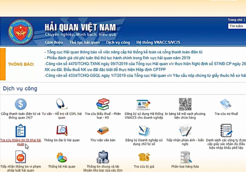 HƯỚNG DẪN TRA CỨU THÔNG TIN TỜ KHAI HẢI QUAN ĐƠN GIẢN, CHÍNH XÁC NHẤT